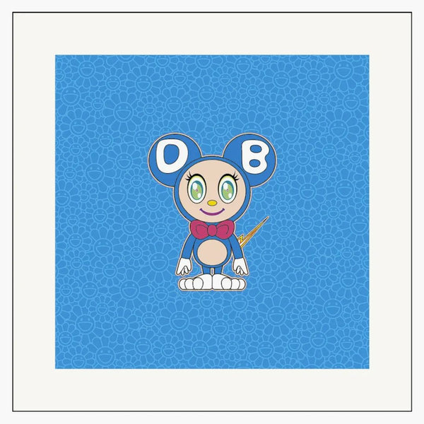 Takashi Murakami Dob 2020 Print Light Blue (signed, Edition Of 100)