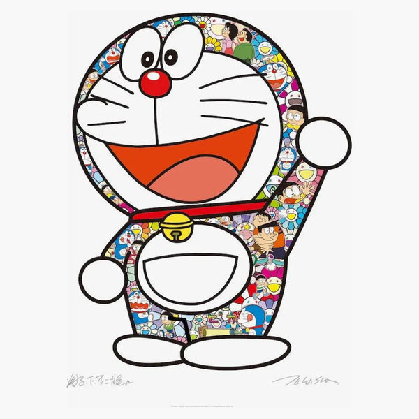 Takashi Murakami Doraemon, Thank You Print (signed, Edition Of 1000)