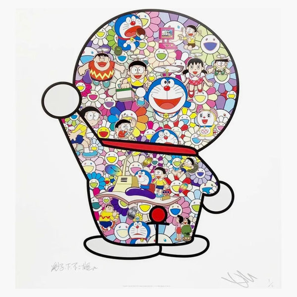 Takashi Murakami Doraemon Time With Friends Print (signed, Edition Of 300)