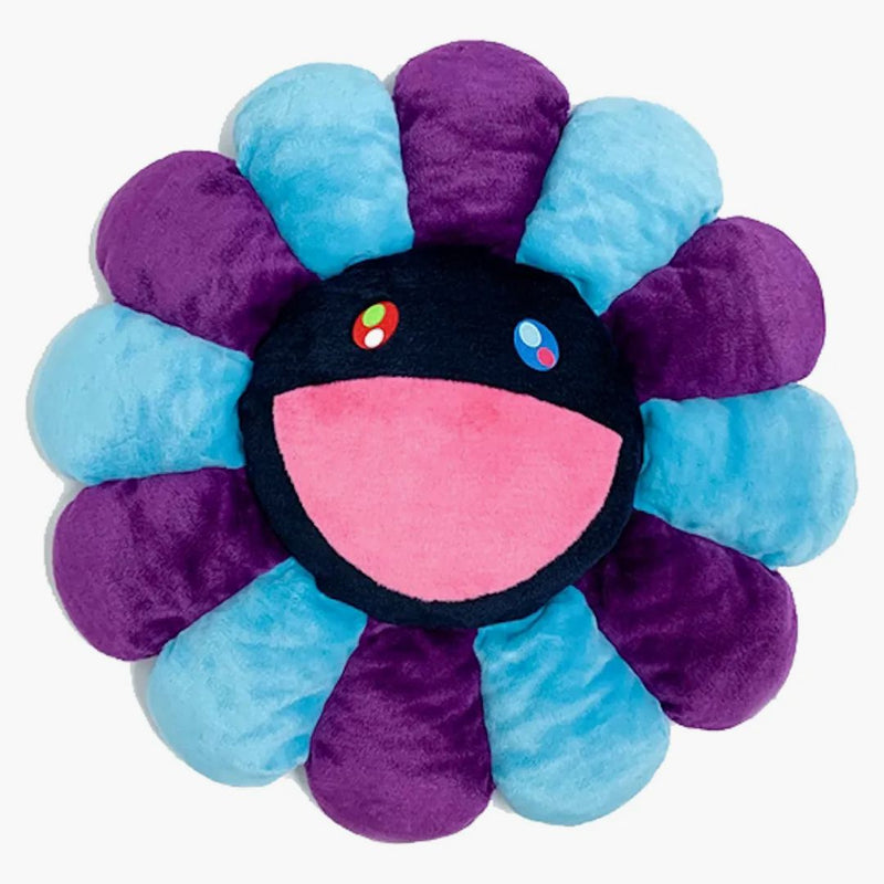 Takashi Murakami Flower plyš 1 m světle modrá/fialová/černá