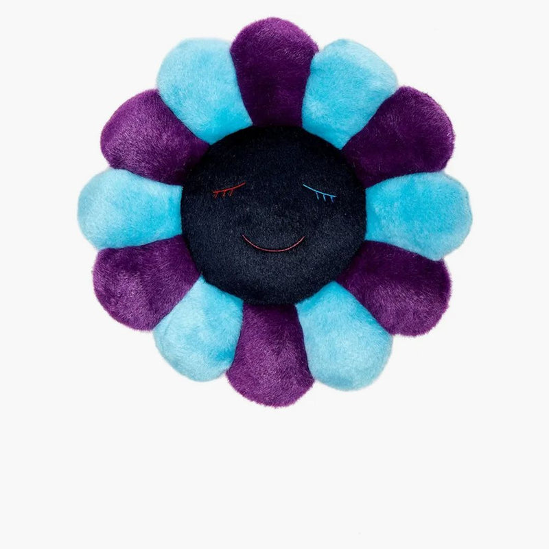 Takashi Murakami Flower plyš 1 m světle modrá/fialová/černá