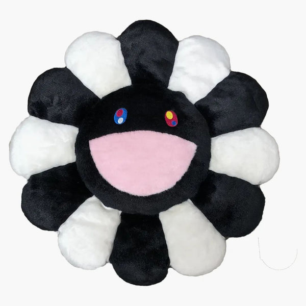 Takashi Murakami Flower Plush 60 cm Negro/Blanco
