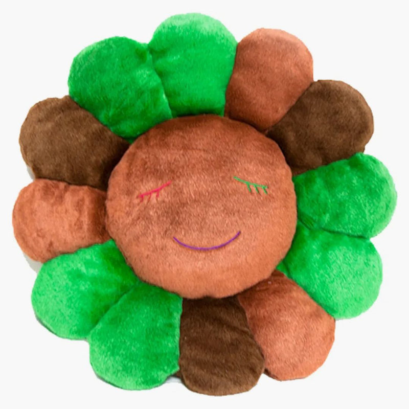 Takashi Murakami Flower Plush 60cm Green/brown/light Brown