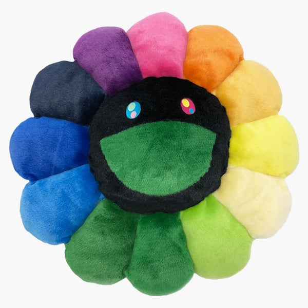Takashi Murakami Flower Plush 60cm Rainbow/Black