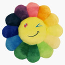 Takashi Murakami Flower Emoji Plush 3 30cm Rainbow/Yellow