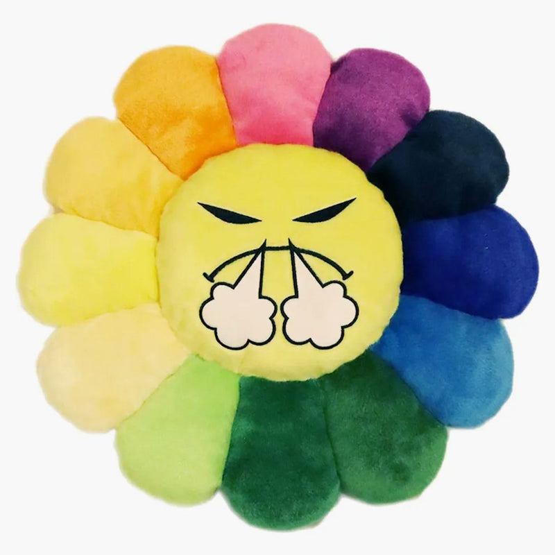 Takashi Murakami Flower Emoji Plush 4 60 cm Arcobaleno/Giallo