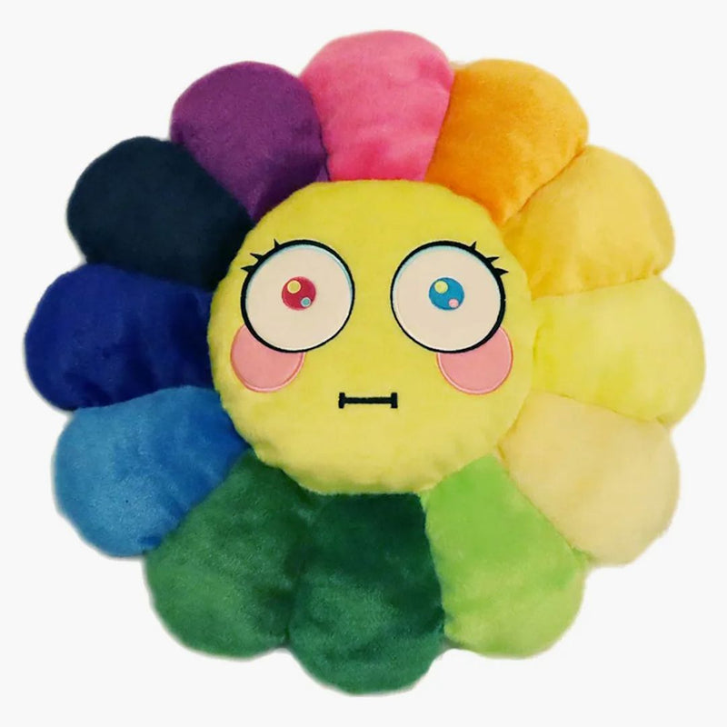 Takashi Murakami Flower Emoji Plush 4 60 cm Arcobaleno/Giallo