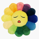 Takashi Murakami Flower Emoji Plush 5 30cm Rainbow/Yellow