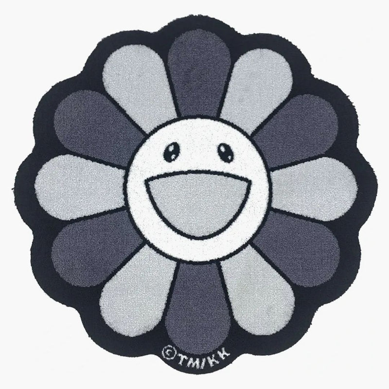 Takashi murakami květinový podlahová podlaha koberec černá/bílá