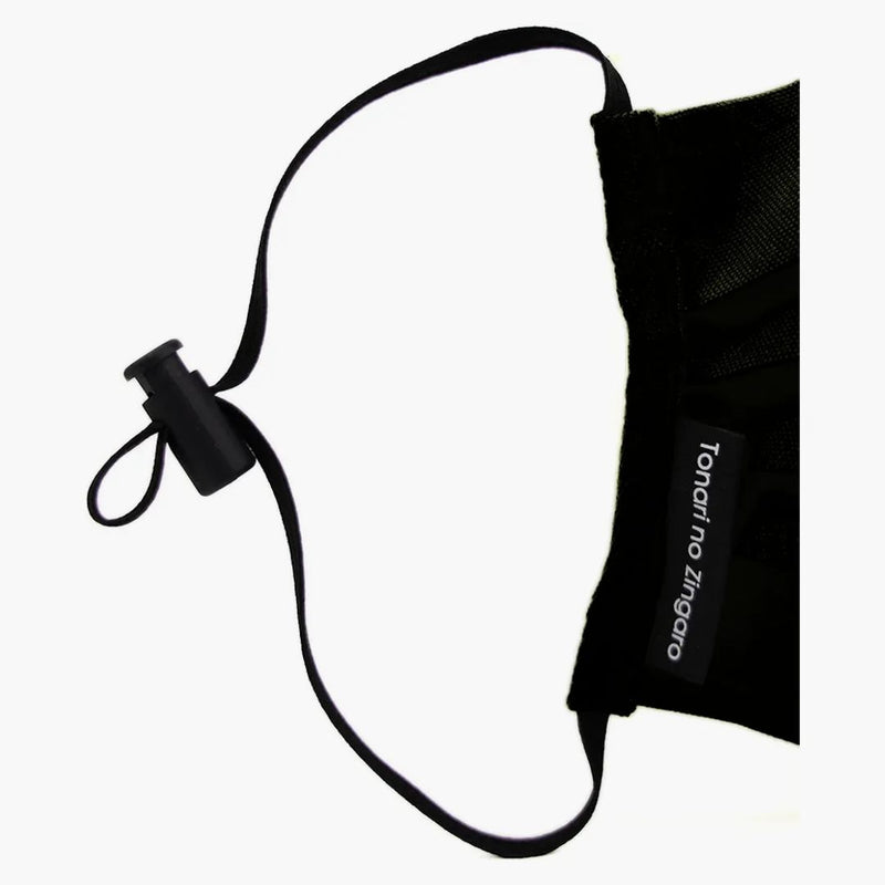 Takashi Murakami Flower Pattern Face Mask Black/Black