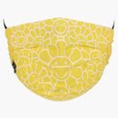 Takashi Murakami Flower Pattern Face Mask Lemon Yellow/White