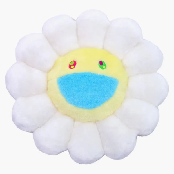 Takashi Murakami Flower Plush 30 cm Blanco/Amarillo