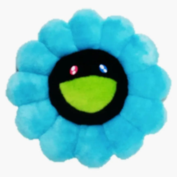 Takashi Murakami Flower Plush 60cm Turquoise/Black
