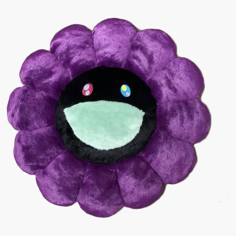 Takashi Murakami Flower Plush 60 cm Purple/Nero