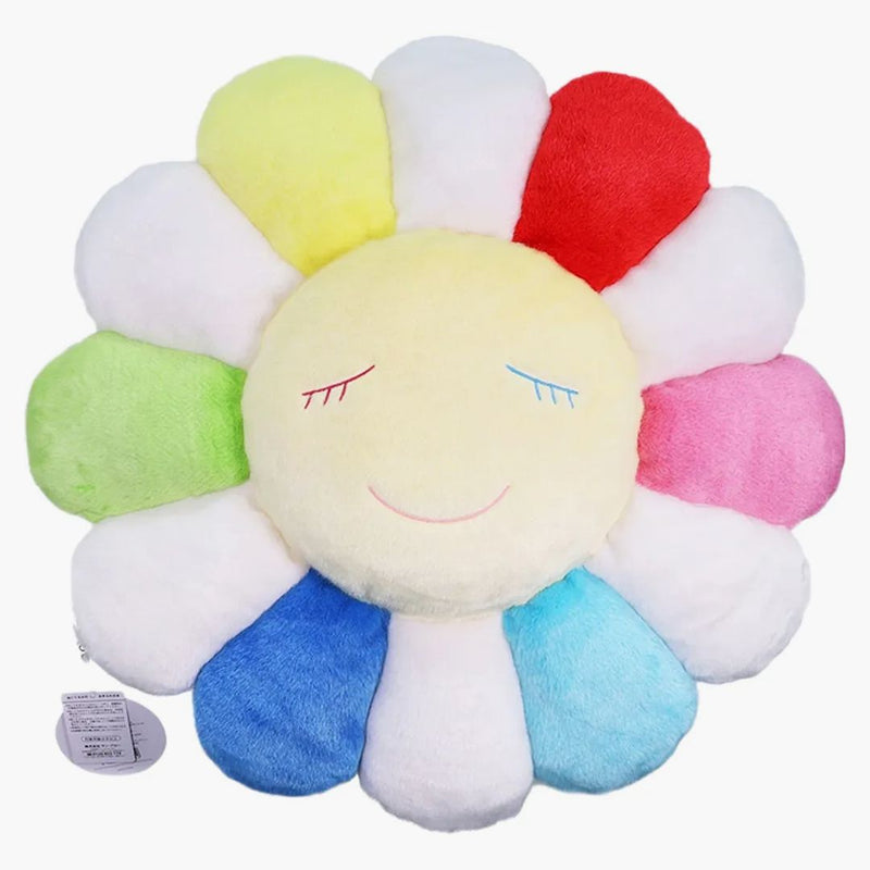 Takashi Murakami Flower Plush 60cm Rainbow/white/yellow