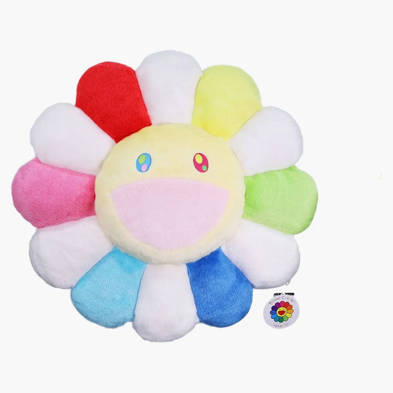 Takashi Murakami Flower Plush 60cm Rainbow/white/yellow