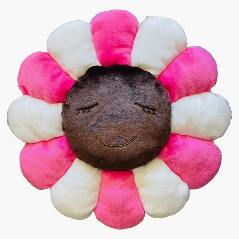 Takashi Murakami Flower Plush 60cm White/Pink/Brown-Yellow