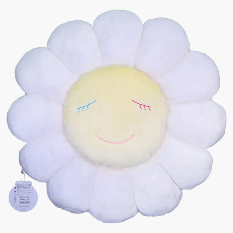 Takashi Murakami Flower Plush 60cm White/yellow