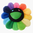 Takashi Murakami Flower Plush Pin Rainbow/Black