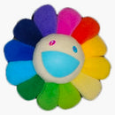 Takashi Murakami Flower Plush Pin Rainbow/White