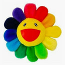 Takashi Murakami Flower Plush Pin Rainbow/Yellow