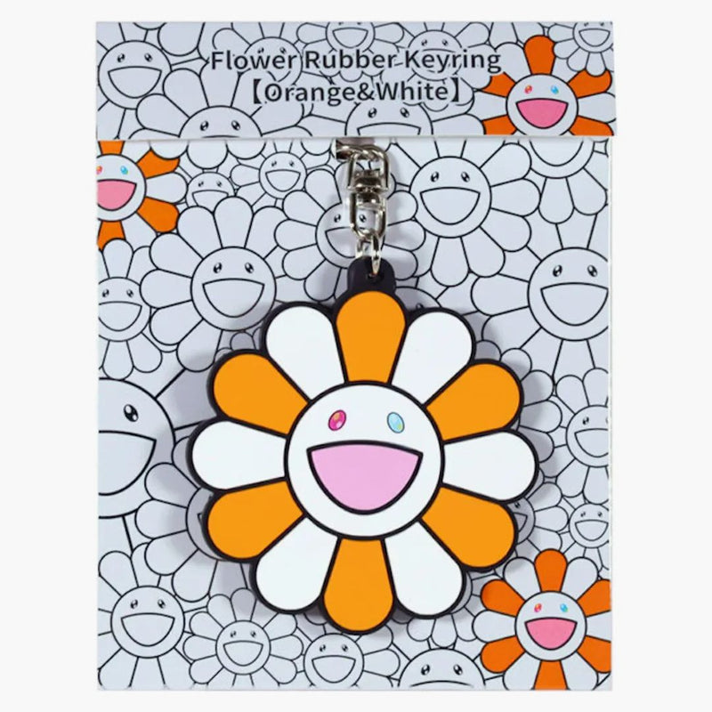 Takashi Murakami Flower Rubber Baseying Orange/ White