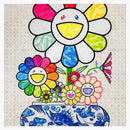 Takashi Murakami Flowers in a Blue Vase Art Print (Signed, Edition of 300)