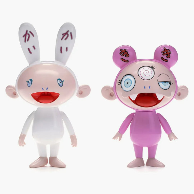 Takashi Murakami Kaikai & Kiki (Blue Eyes) Figures (Set of 2) Multi