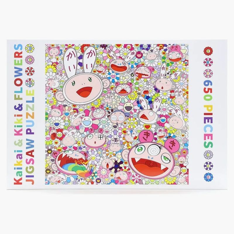 Takashi Murakami Kaikai & Kiki & Flowers Jigsaw Puzzle (650 Pieces)