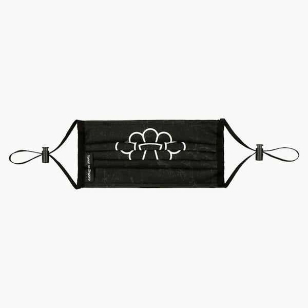 Takashi Murakami Kaikai Kiki Flower Face Mask Black/white