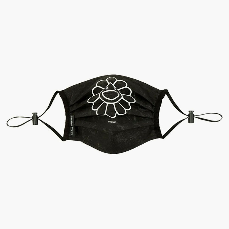 Takashi Murakami Kaikai Kiki Flower Face Mask Black/white