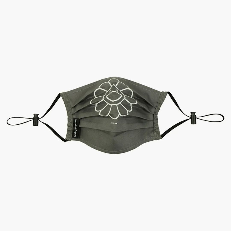 Takashi Murakami Kaikai Kiki Flower Face Mask Gray