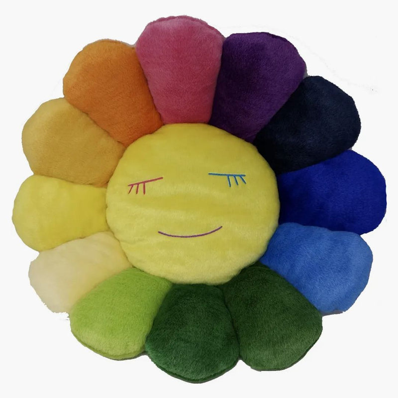 Takashi Murakami Flower Plush MoMA Exclusive 60cm Rainbow/Yellow