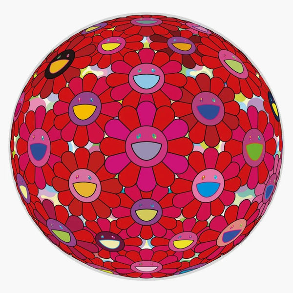 Takashi Murakami Låt oss ge vårt hjärttryck (signerad, utgåva av 300) rosa