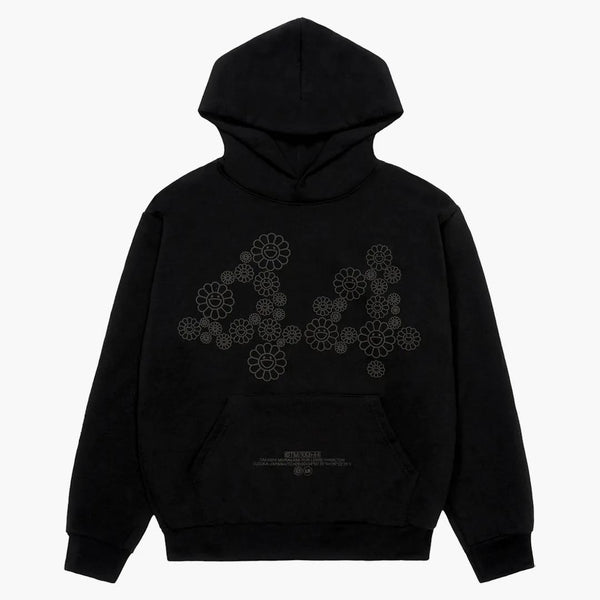 Takashi Murakami Lewis Hamilton 44 Flowers Hoodie Black