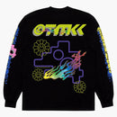 Takashi Murakami Lewis Hamilton Flame Out Longsleeve tričko černé