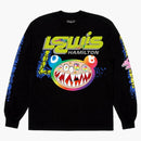 Takashi Murakami Lewis Hamilton Flame Out Longsleeve tričko černé