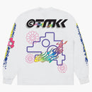 Takashi Murakami Lewis Hamilton Flame Out Longsleeve T-shirt White
