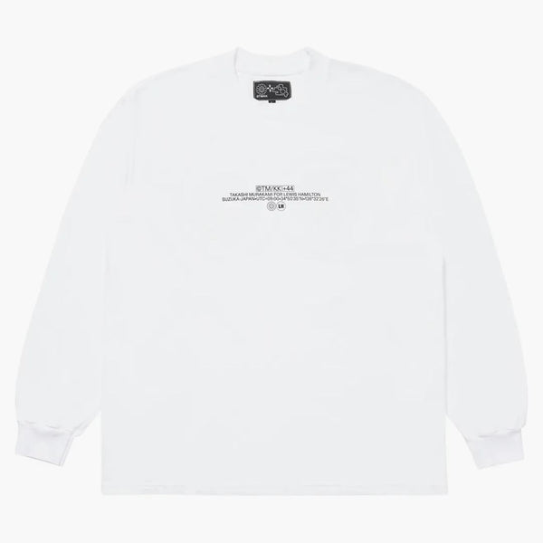 Takashi Murakami Lewis Hamilton Speedway Longsleeve T-shirt White