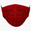Takashi Murakami Mesh Flower Pattern Face Mask Red/Black