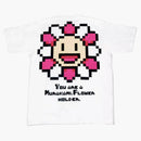 Takashi Murakami nft soporte camiseta de flor blanca