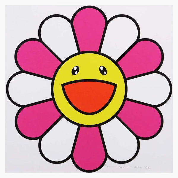 Takashi Murakami Pinky Flower Print (Signed, Edition of 100)