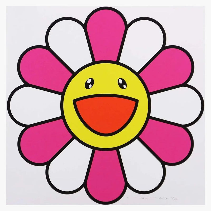 Takashi Murakami Pinky Flower Print (Signed, Edition of 100)