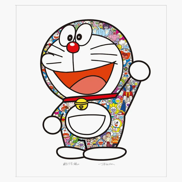 Takashi Murakami Yeah, Doraemon! Print (signed, Edition Of 300)