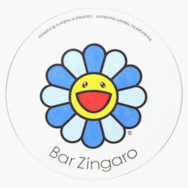 Takashi Murakami X Bar Zingaro Flower Coaster 15PC Blue