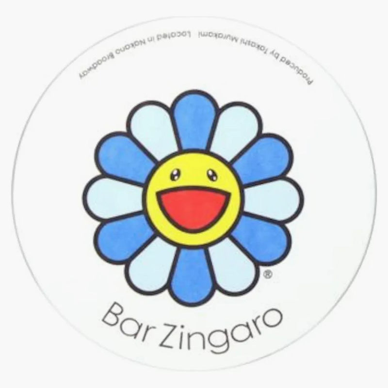 Takashi Murakami X Bar Zingaro Flower Coaster 15PC Blue