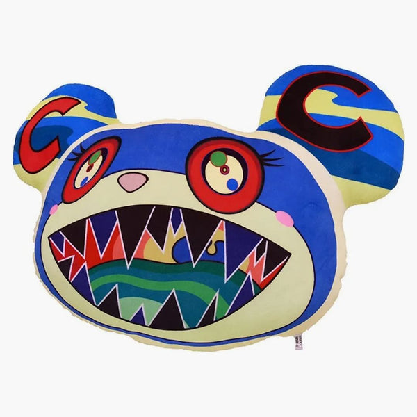 Takashi murakami x complexcon ursa kudde blå