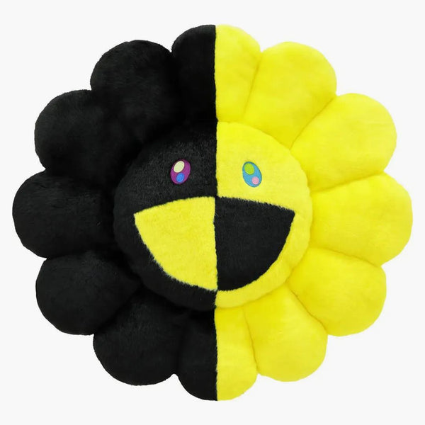 Takashi Murakami X Hikaru Collaboration Flower Plush 1m Black/yellow