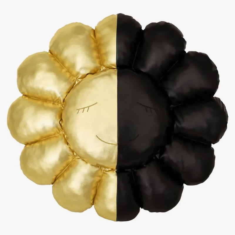 Takashi Murakami x Hikaru Collaboration Flower Plush 60cm Black/Gold