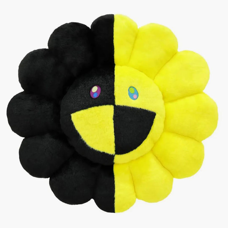 Takashi Murakami X Hikaru Collaboration Flower Plush 60cm Black/Yellow